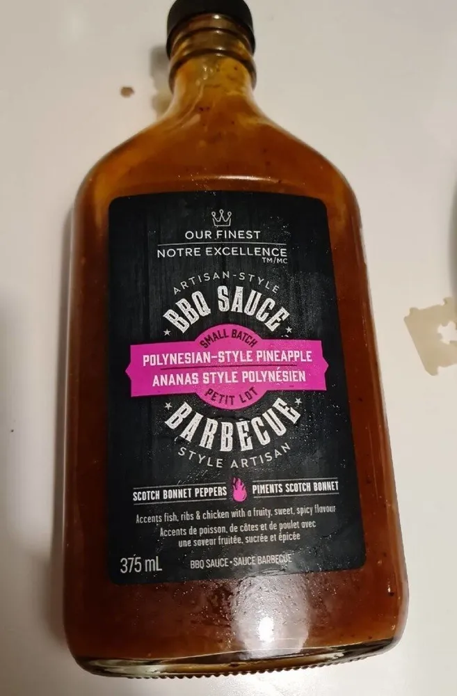 BBQ sauce polynesian-style Pineapple