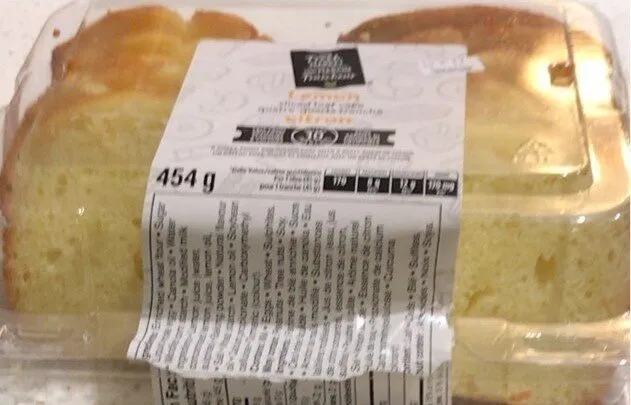 Lemon sliced loaf cake