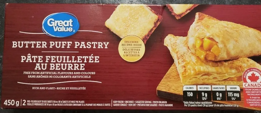 Butter puff pastry