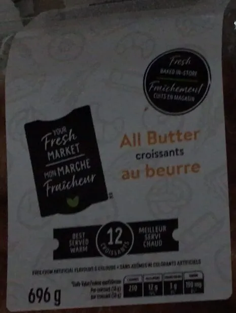 Croissant au beurre