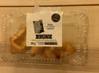 Plain mini croissants