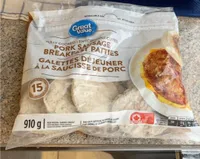 Galettes déjeuner à la saucisse