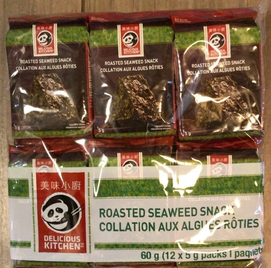 Roasted seaweed snack