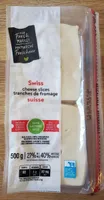 Fromage suisse en tranches