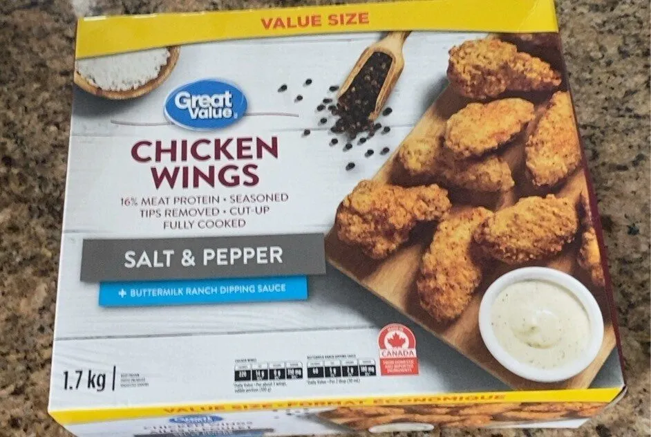 Chicken wings salt and pepper