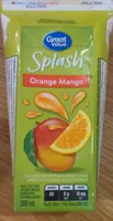 Splash orange mango