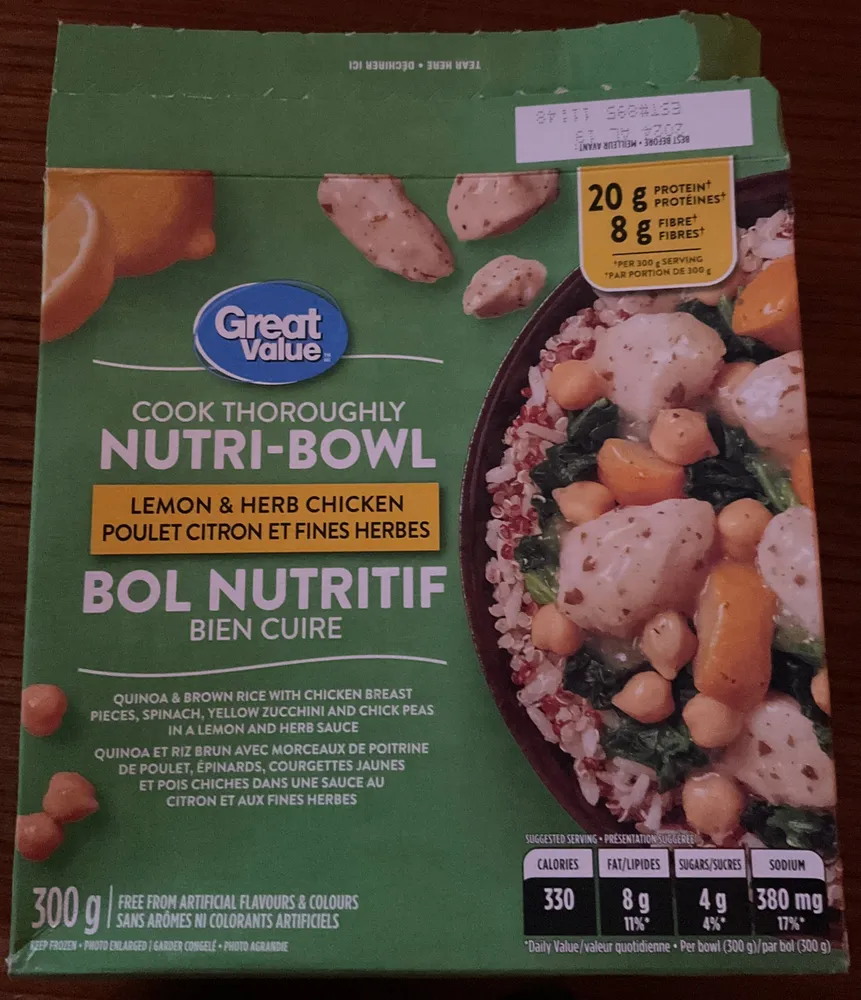 Lemon & Herb Chicken Nutri-Bowl