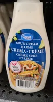 crème sure et lime