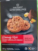 Biscuits croquants avec morceaux de chocolat
