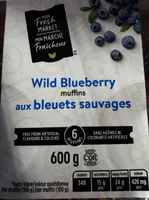 Muffins aux bleuets sauvages