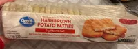 Galettes de pommes de terre rissolées
