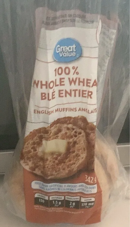 whole wheat english muffin