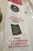 Pain canneberges et graines de citrouille