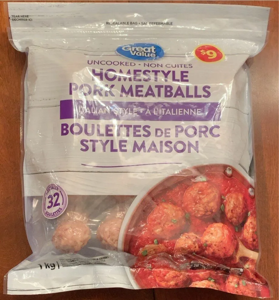 Boulettes de porc style maison