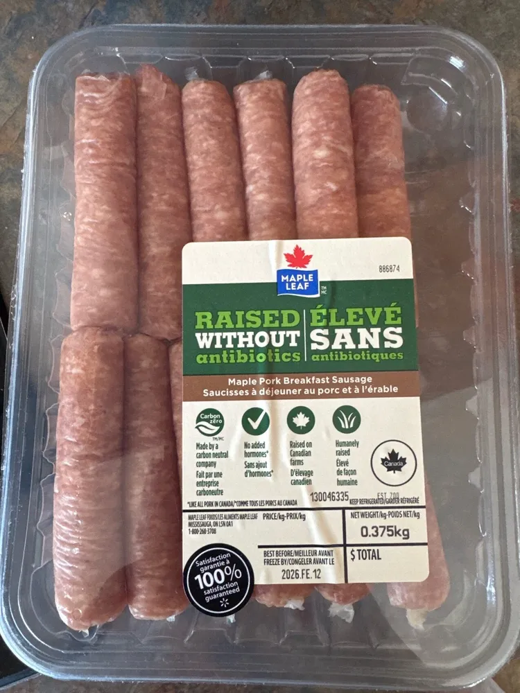 Male Pork Breakfast Sausage