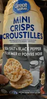 Mini crisps sea salt and black pepper