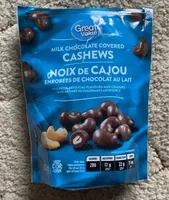 Milk Chocolate Covered Cashews
