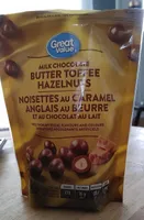 Noisette au caramel et chocolat au lait