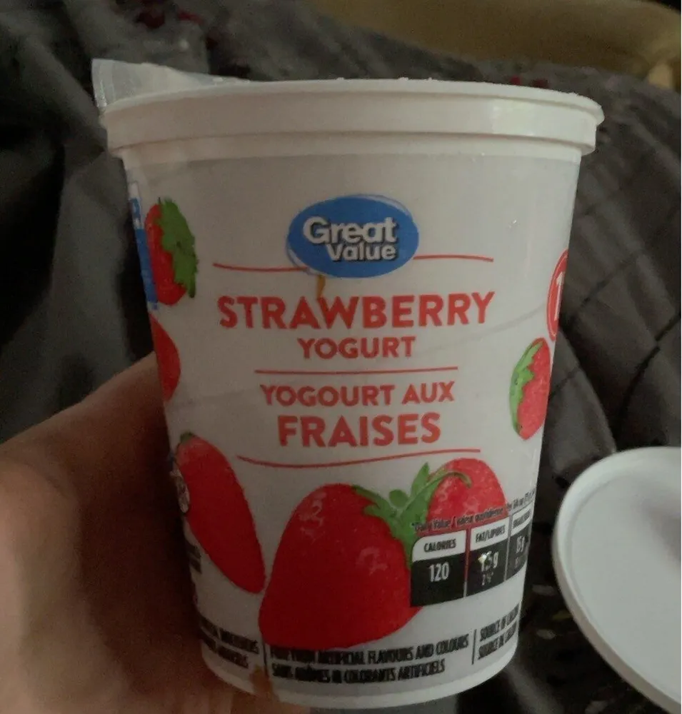 Yogourt aux fraises