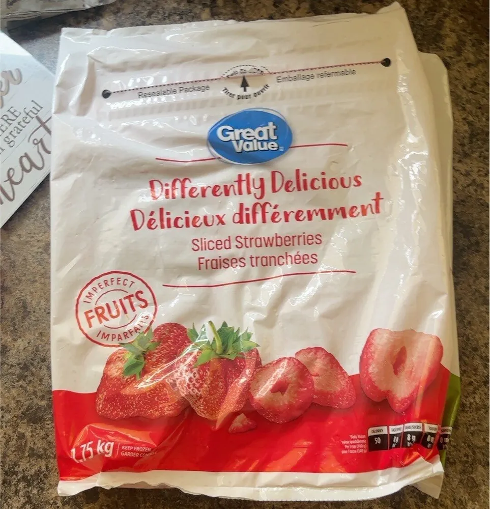 Differently Delicious Sliced Strawberries
