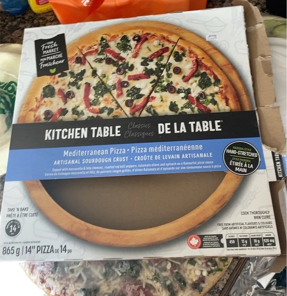 mediterranean pizza