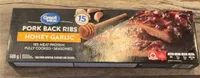 Pork back ribs honey garlic