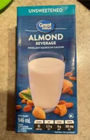 Unsweetened almond beverage