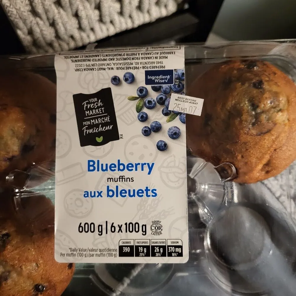 Muffin au bleuet