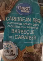 Caribbean BBQ Flavoured potato chips
