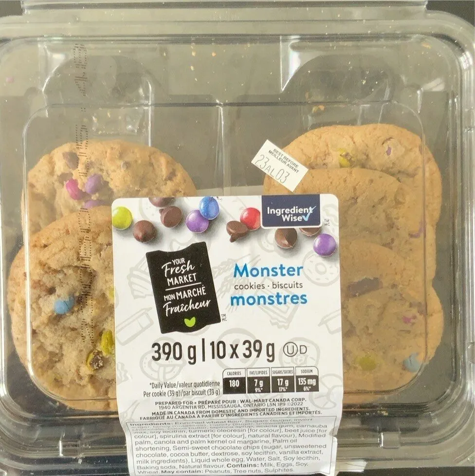 Biscuits monstres