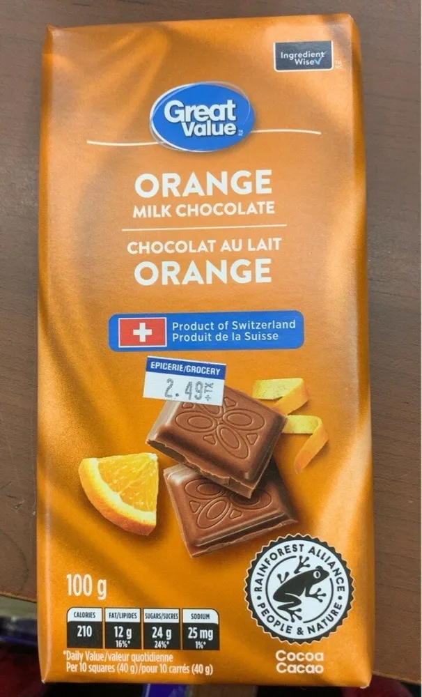 Orange Milk Chocolate