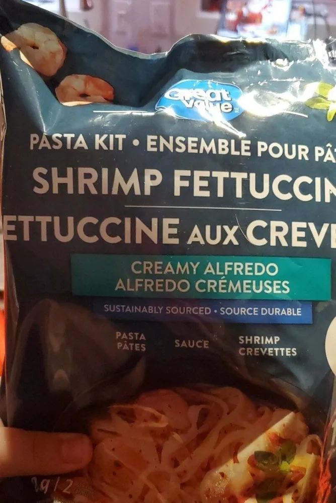 Fettuccine au crevettes