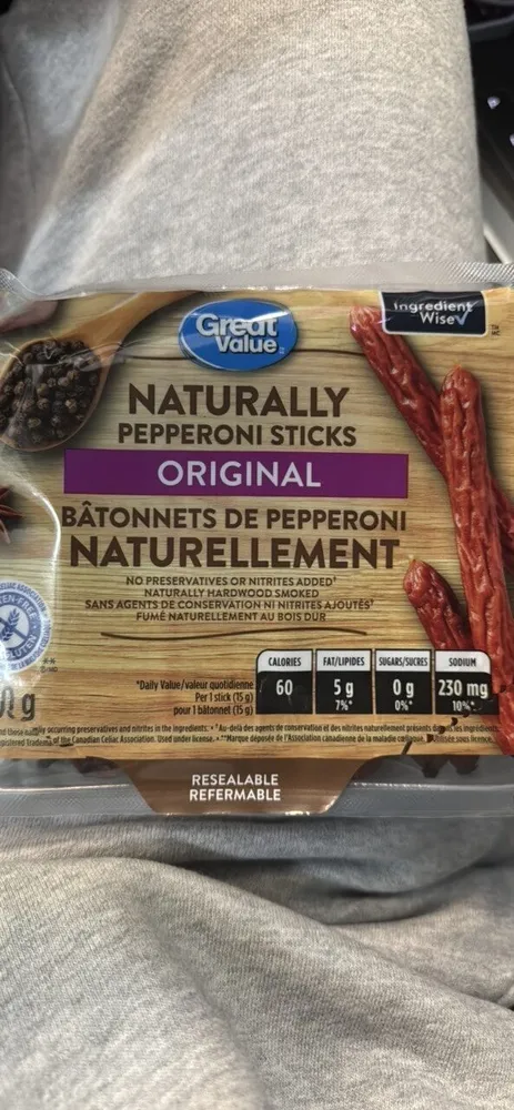 Naturally Pepperoni Sticks