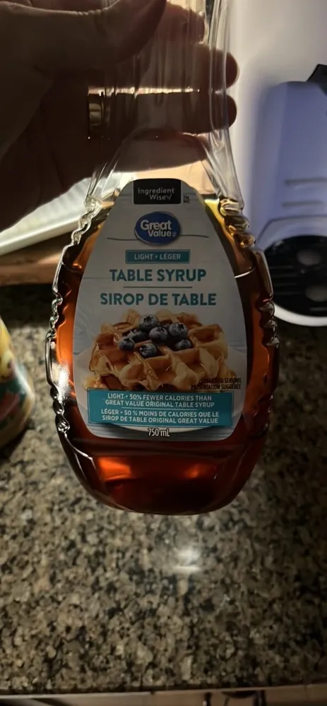 TABLE SYRUP SIROP DE TABLE