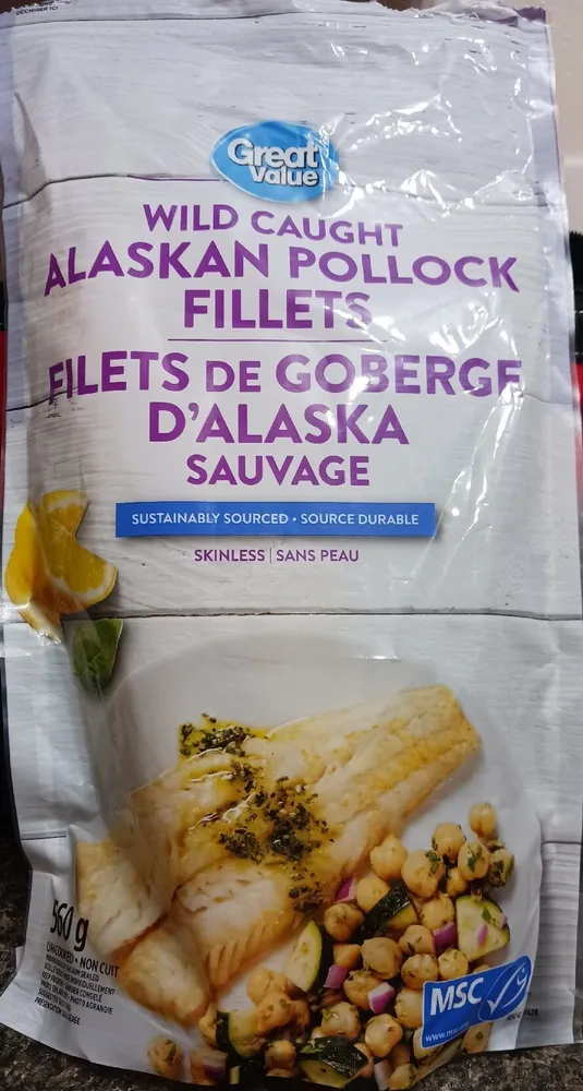 Wild Caught Alaskan Pollock Fillet