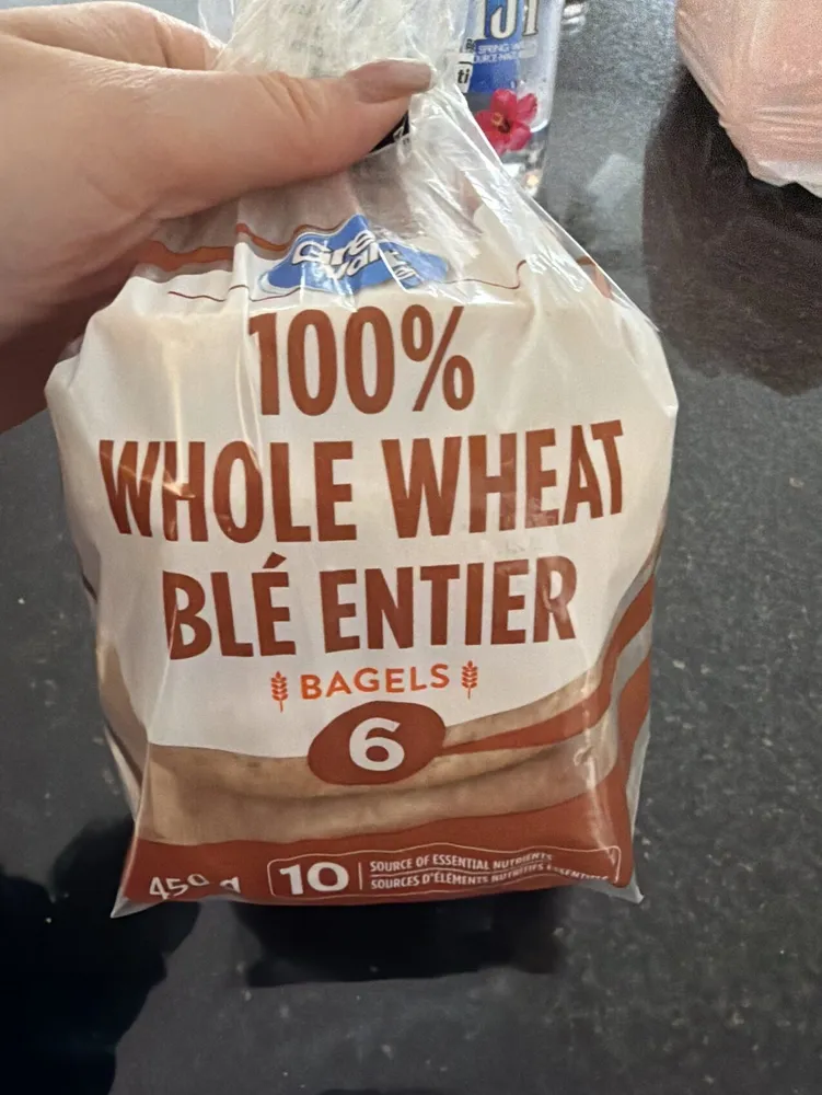 100% Whole Wheat Bagels