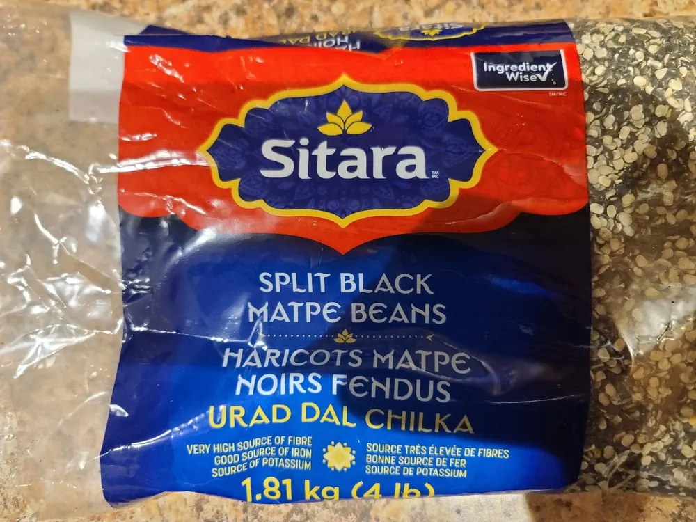 Split Black Matpe Beans