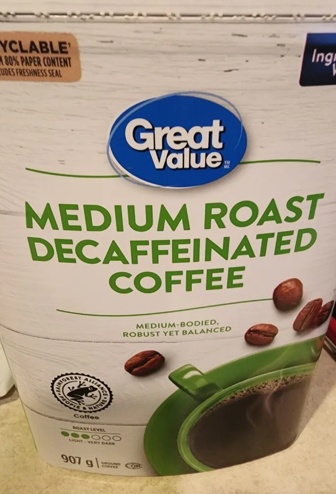 Medium Roast Decaffeinated Coffee