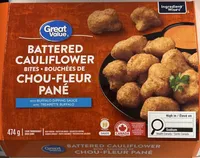 Battered Cauliflower Bites