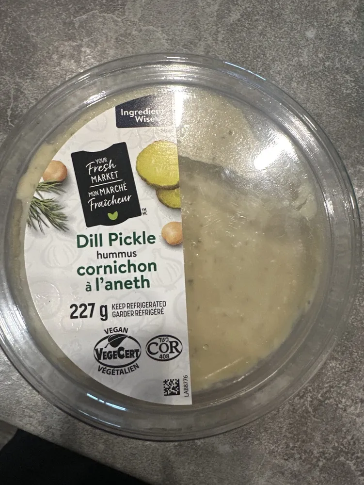 Dill Pickle Hummus