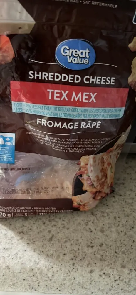 SHREDDED CHEESE TEX MEX