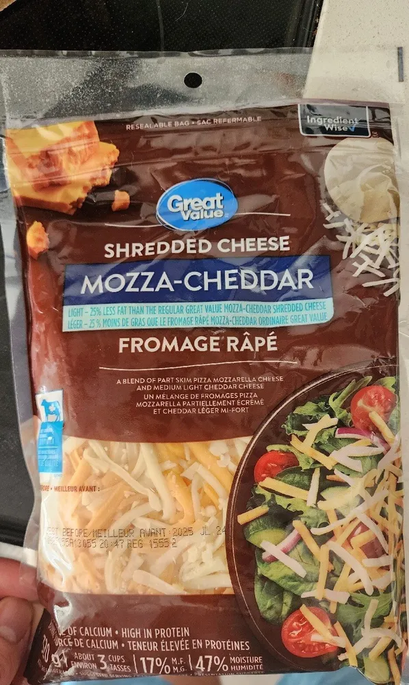 Mozza-Cheddar Frontage Râpé