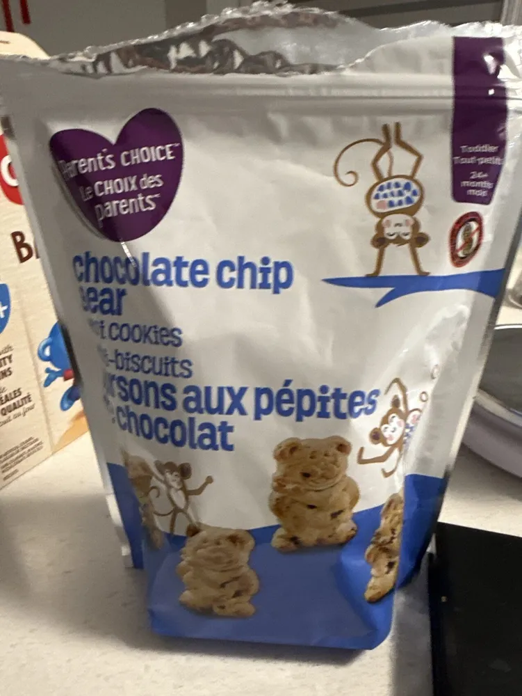 Chocolate Chip Bear Mini Cookies