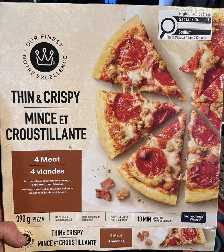 Thin & Crispy Pizza - 4 Meat