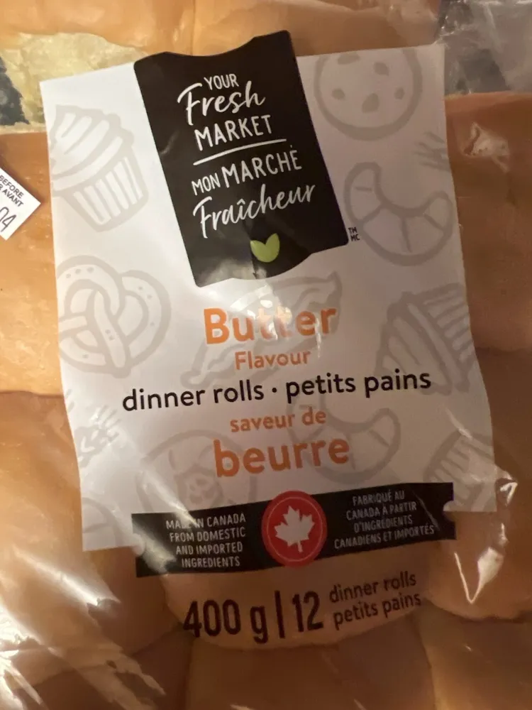 Butter Flavour Dinner Rolls
