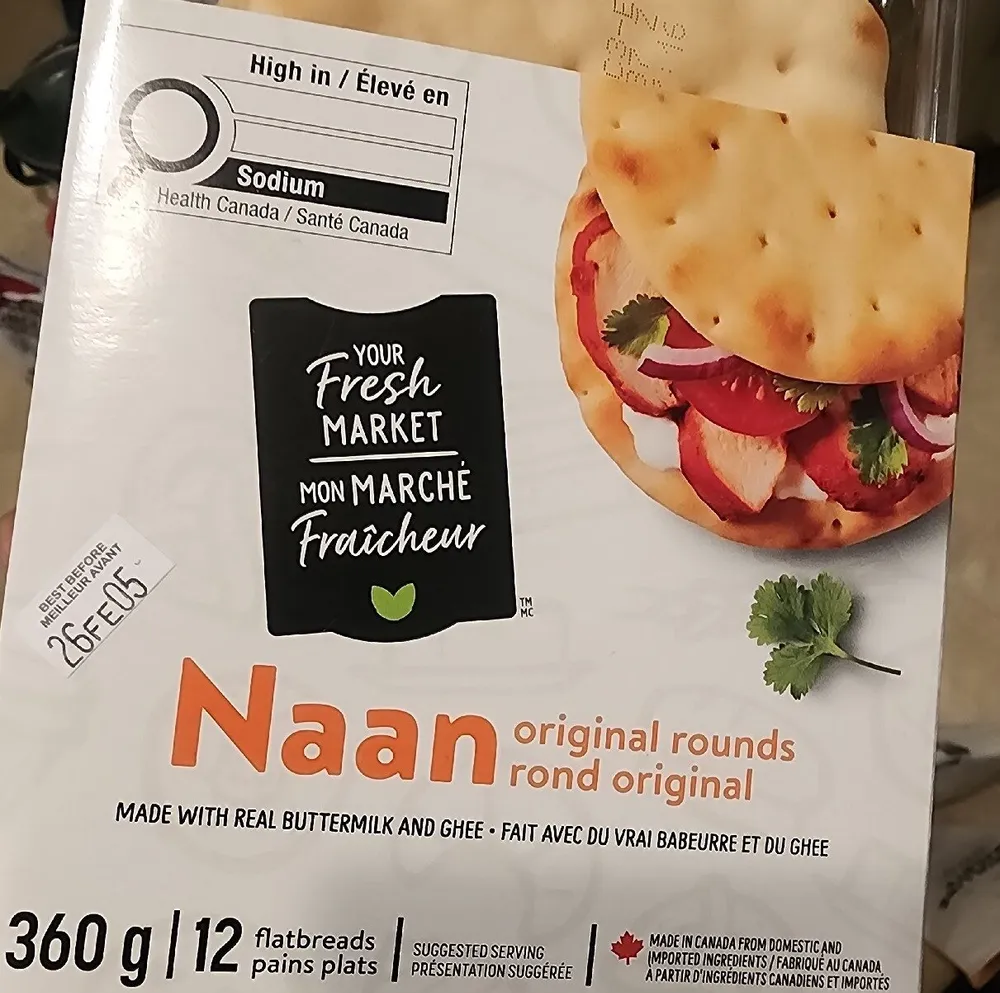 Naan original rounds