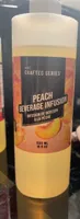 Infusion de boisson pêche