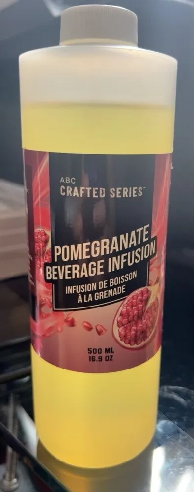 Infusion de boisson grenade