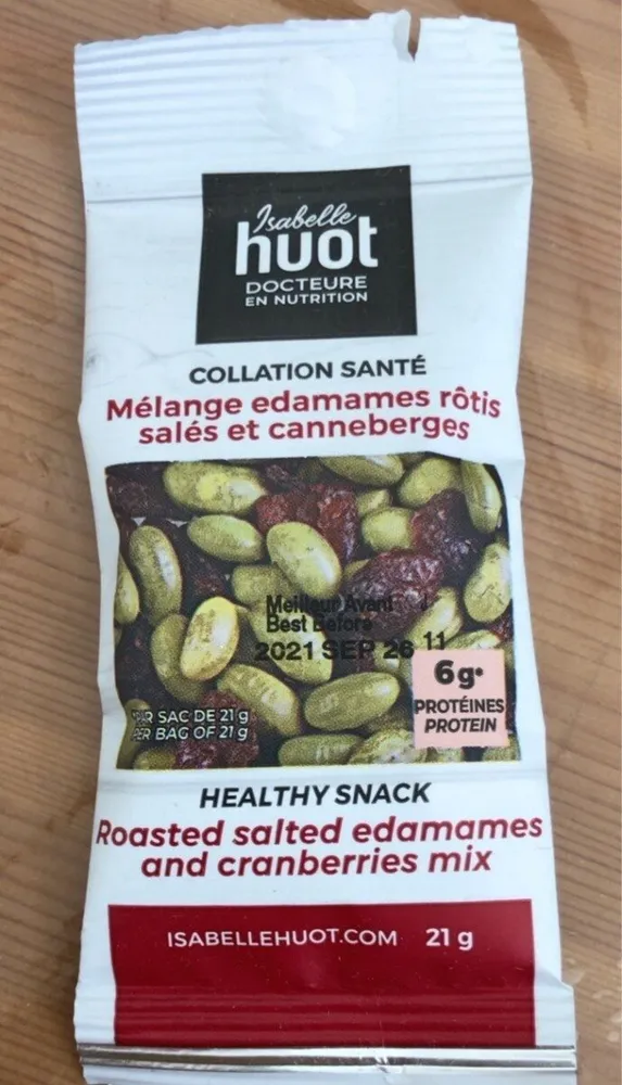 Edamames rotis canneberges