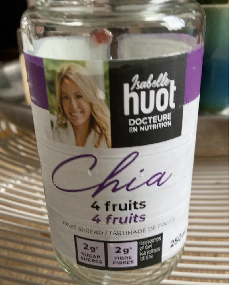 Tartinade de fruits au chia